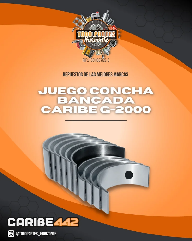Juego Concha Bancada Caribe G-2000